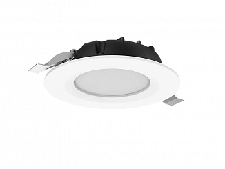 Светильник светодиодный DOWNLIGHT DL-SLIM 10W, opal, 121x121x38, 4000К, IP44, белый