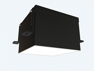 Светильник светодиодный DOWNLIGHT DL-GRILL 18W, ячейка 150x150, opal, 136x136x75, 4000К, IP54, черный
