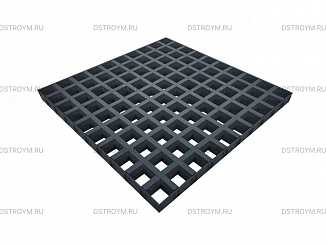 Потолок Грильято 60x60, DL (GL) 15, 47/0,4 мм, антрацит