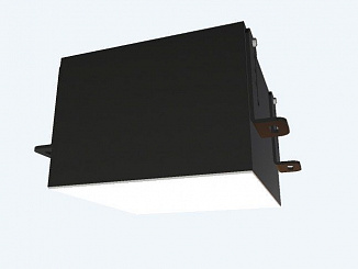 Светильник светодиодный DOWNLIGHT DL-GRILL 18W, ячейка 150x150, opal, 136x136x75, 4000К, IP40, черный