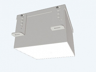 Светильник светодиодный DOWNLIGHT DL-GRILL 24W, ячейка 150x150, opal, 136x136x75, 4000К, IP54, белый