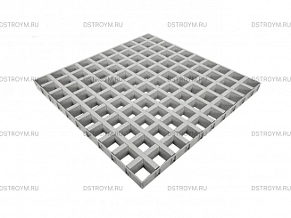 Потолок Грильято 60x60, DL (GL) 15, 37/0,4 мм, серебристый