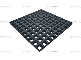 Потолок Грильято 60x60, DL (GL) 15, 37/0,32 мм, антрацит