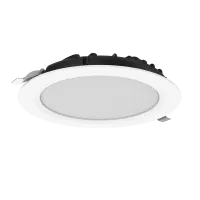 Светильник светодиодный DOWNLIGHT DL-SLIM 30W, opal, 221x221x38, 3000К, IP44, белый